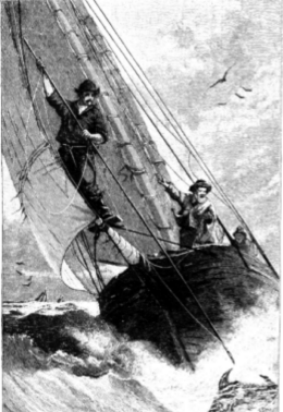 19th century whaling tales. vist0089s harpooning whale